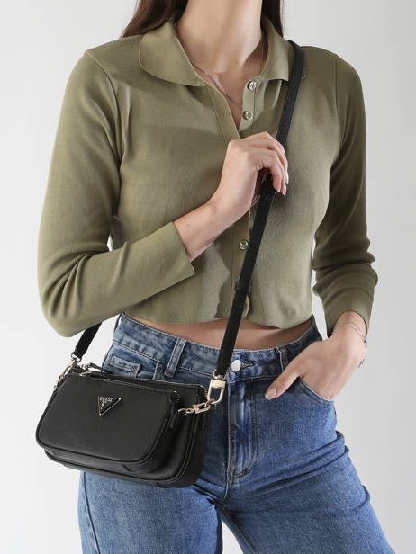 Cross Body Tas Noelle Polyurethaan Guess Zwart noelle ZG787971 ander zicht 1